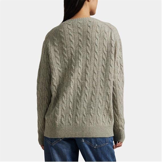 Polo Ralph Lauren Wool-Cashmere Sweater, Light Vintage Heather